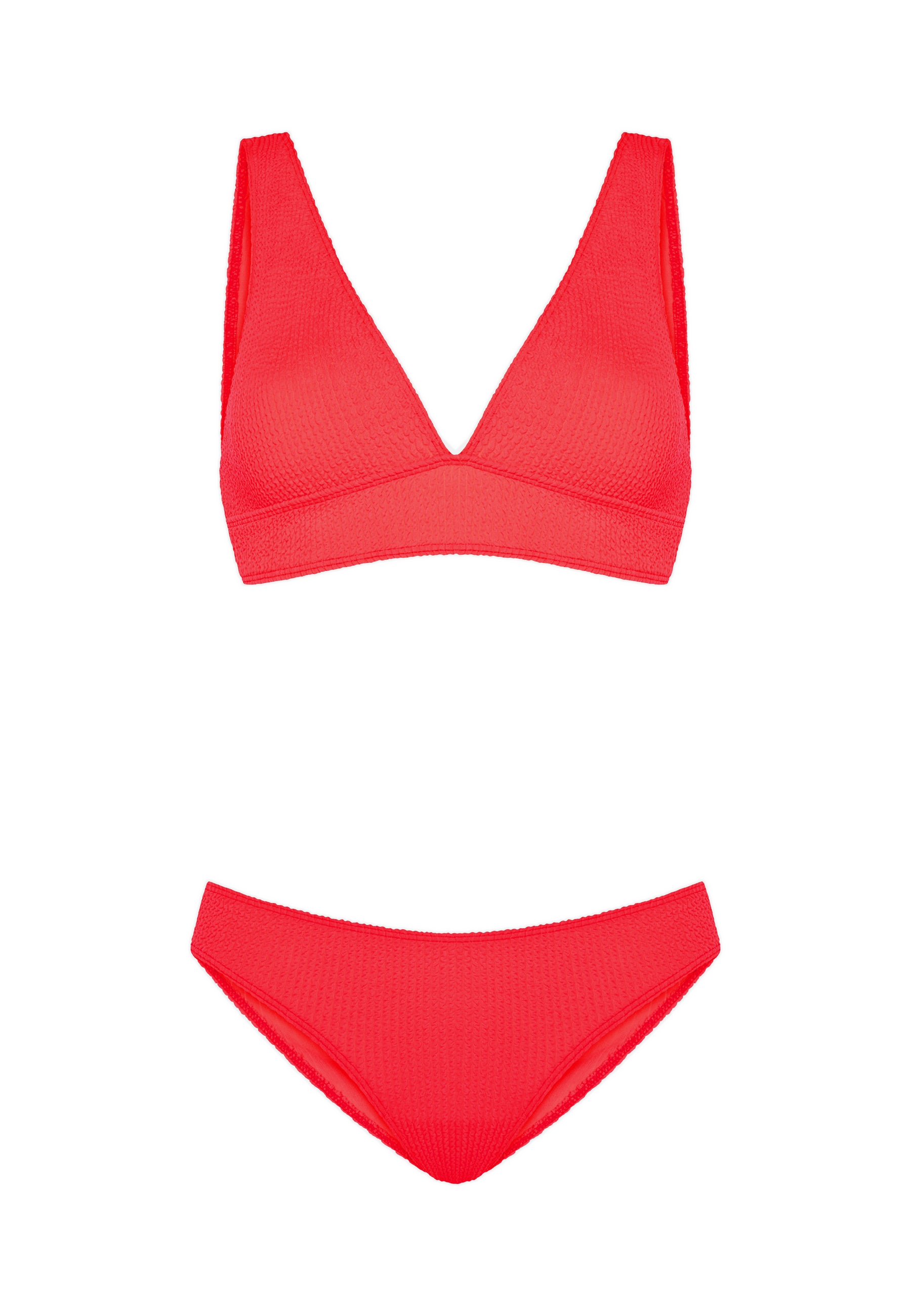 SWIMWEAR BIKINI AQUA STRAWBERRY NEON
