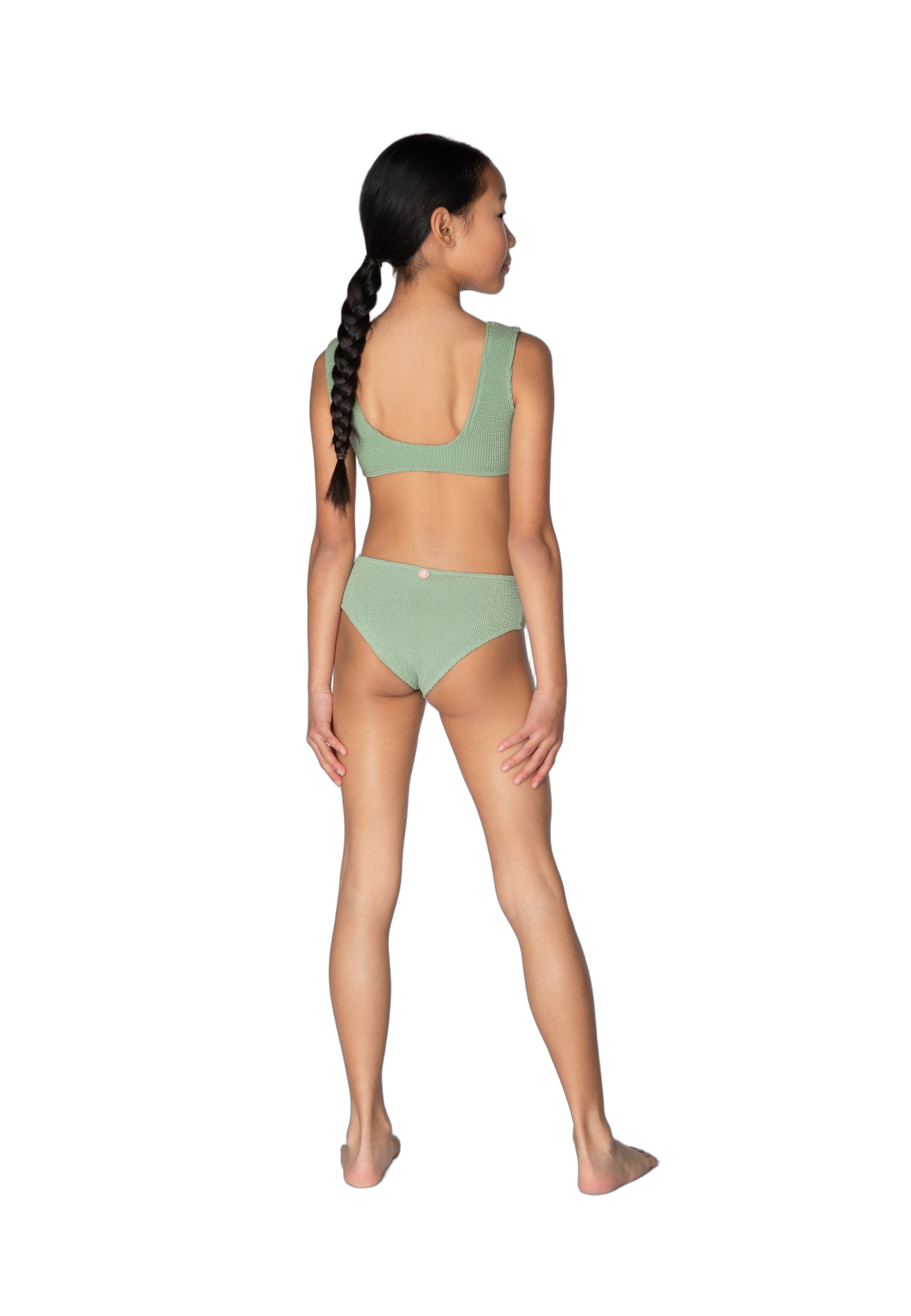 KIDS SWIMWEAR BIKINI AQUA MINT 6-10y