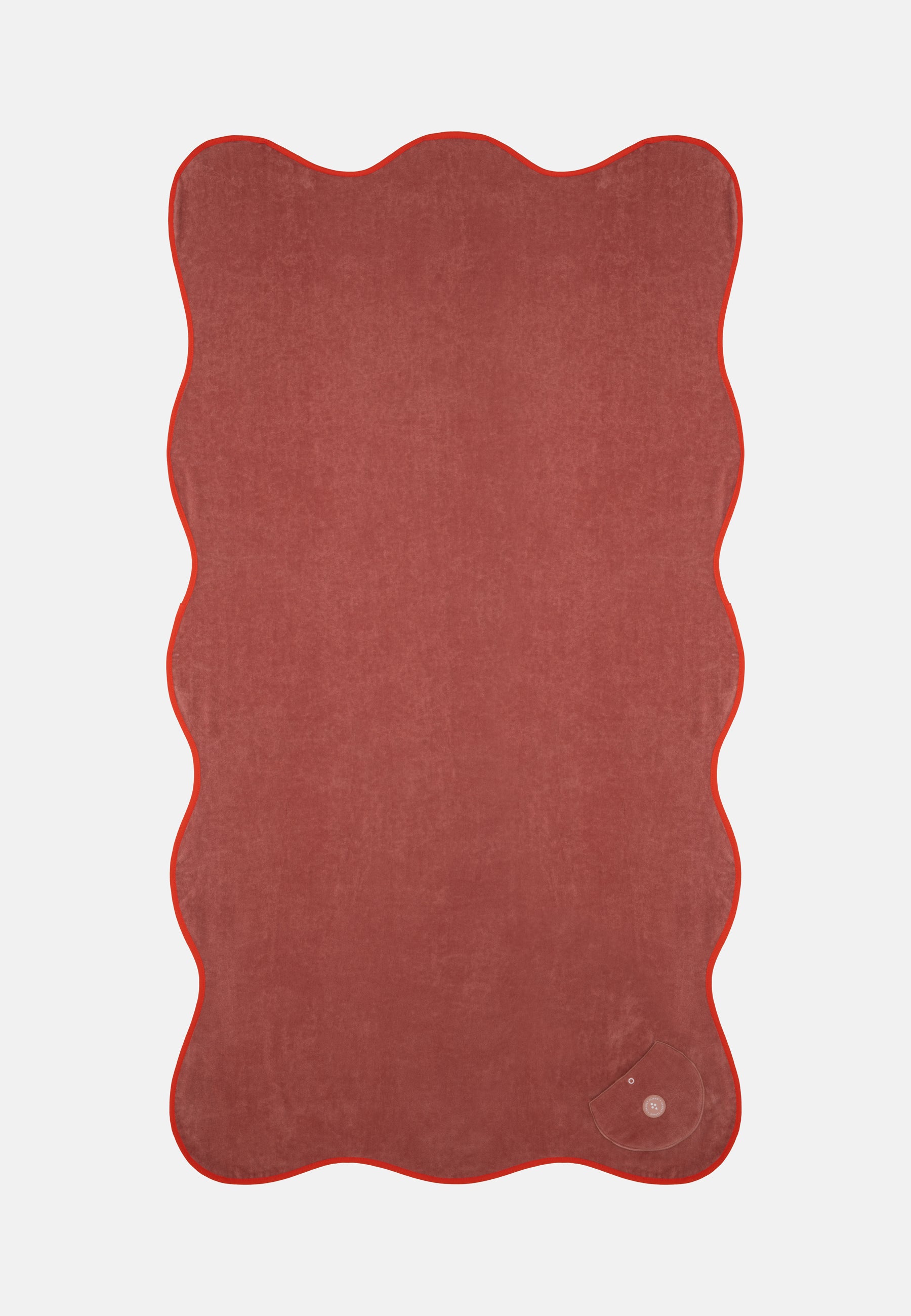 WAVY BEACH TOWEL RASPBERRY
