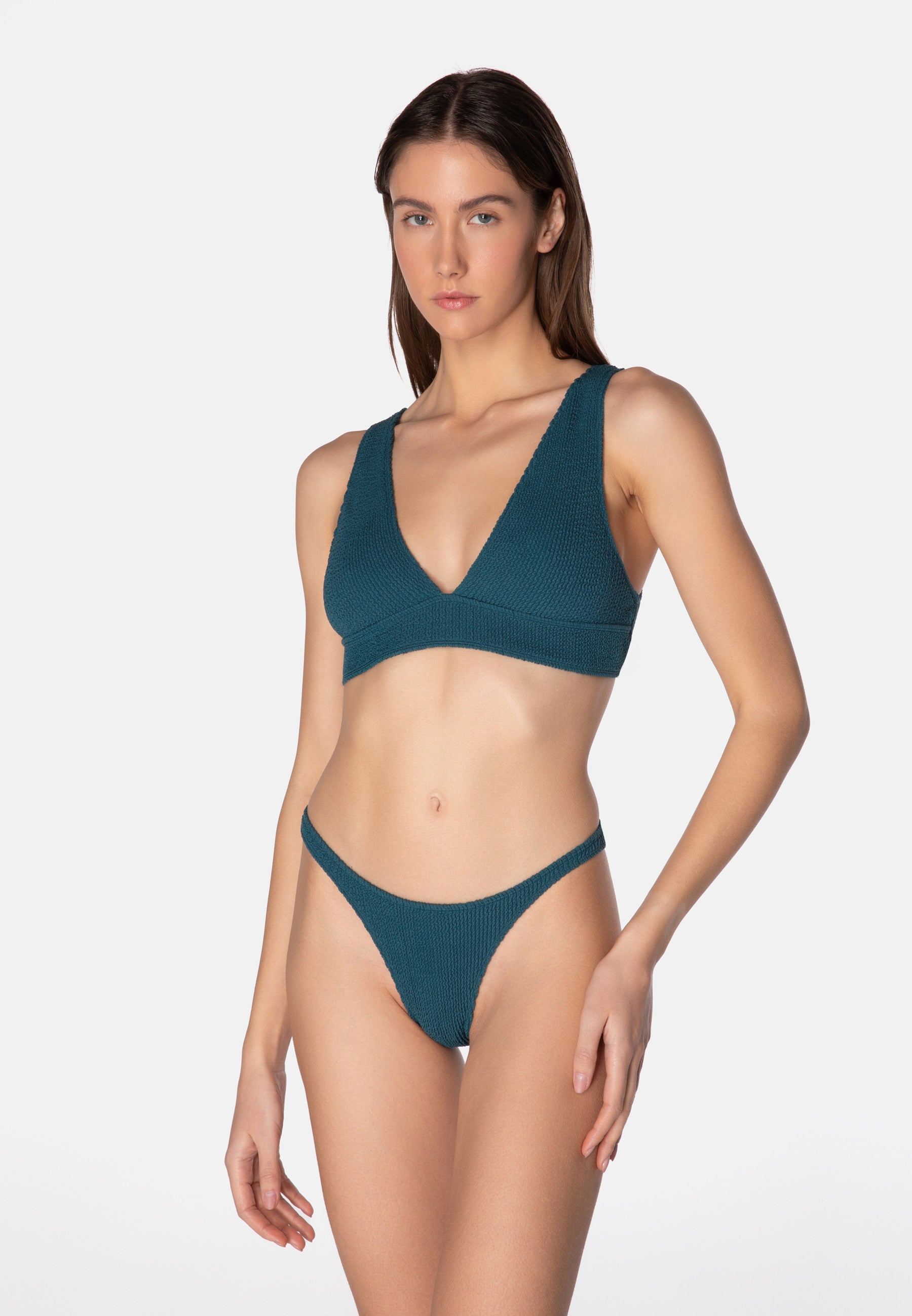 SWIMWEAR BIKINI AQUA CHEEKY BASIL