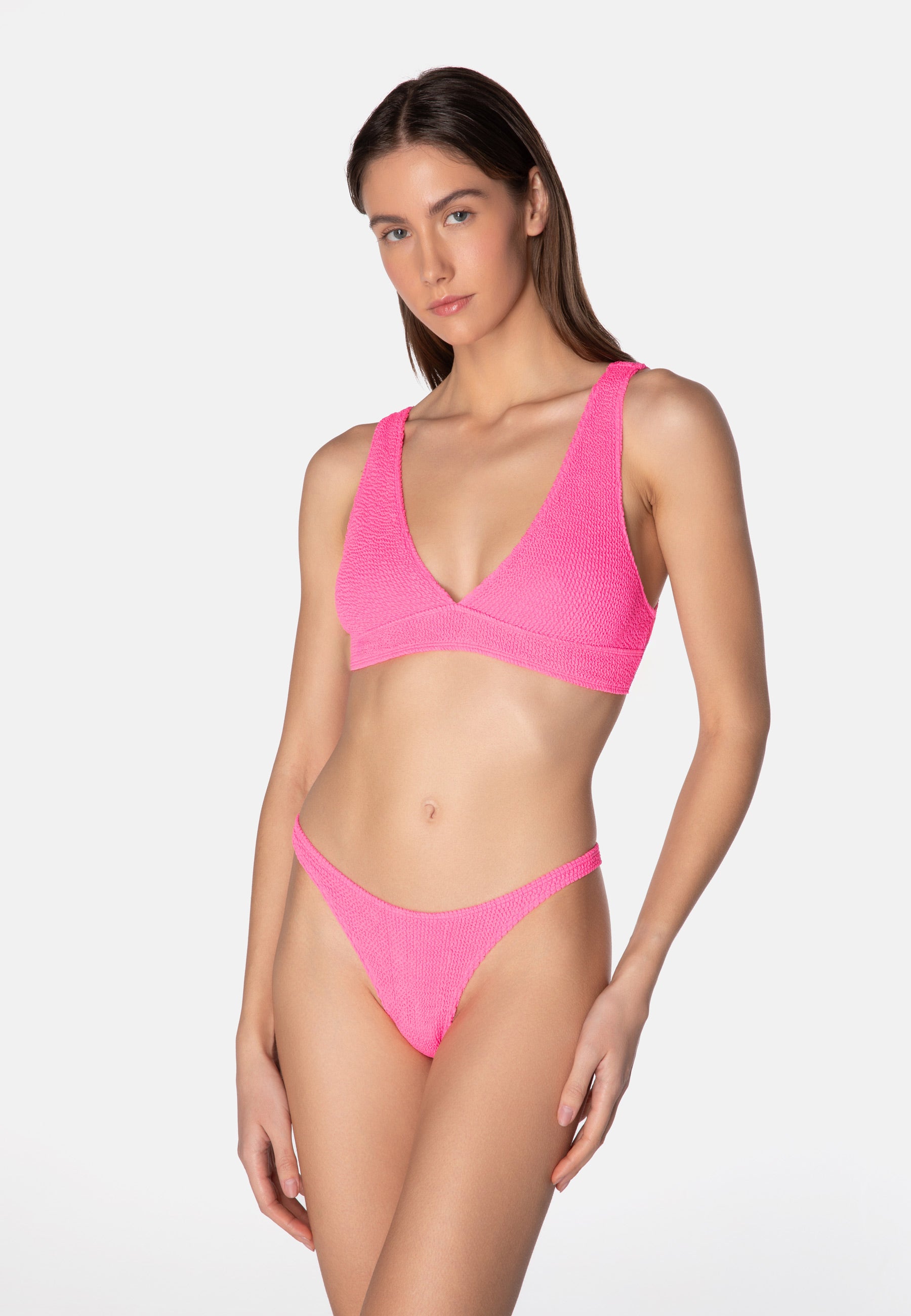 SWIMWEAR BIKINI AQUA CHEEKY PINK BUBBLE GUM