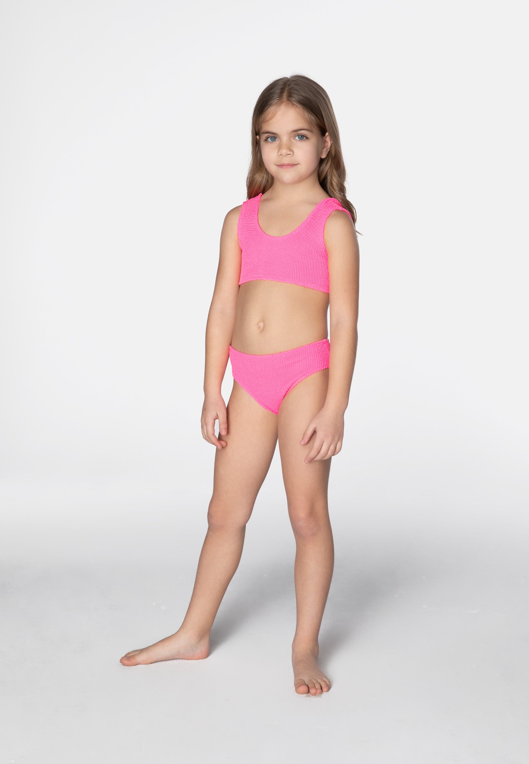 KIDS SWIMWEAR BIKINI ADELE PINK BUBBLE GUM 2-5y
