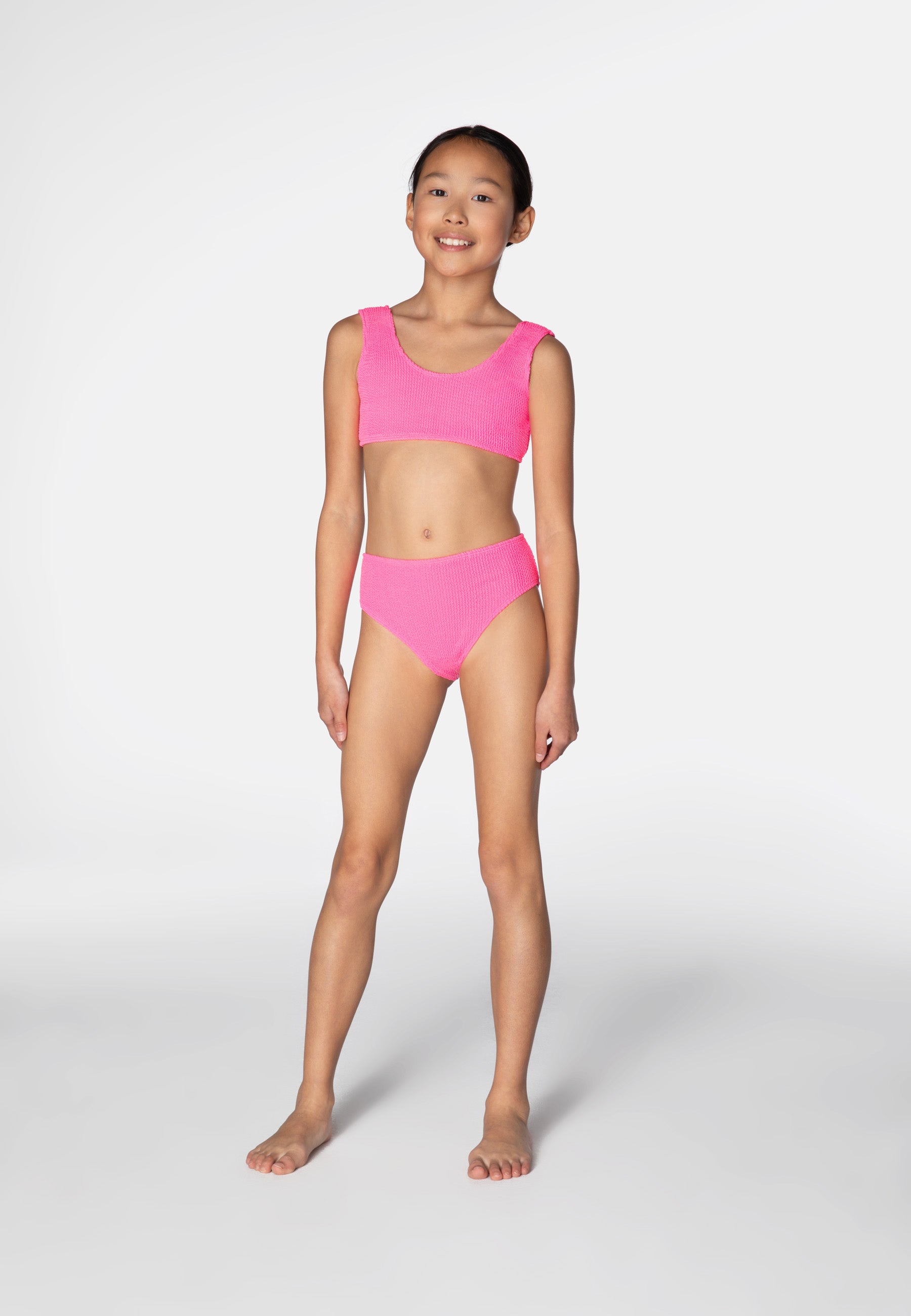 KIDS SWIMWEAR BIKINI ADELE PINK BUBBLE GUM 6-10y