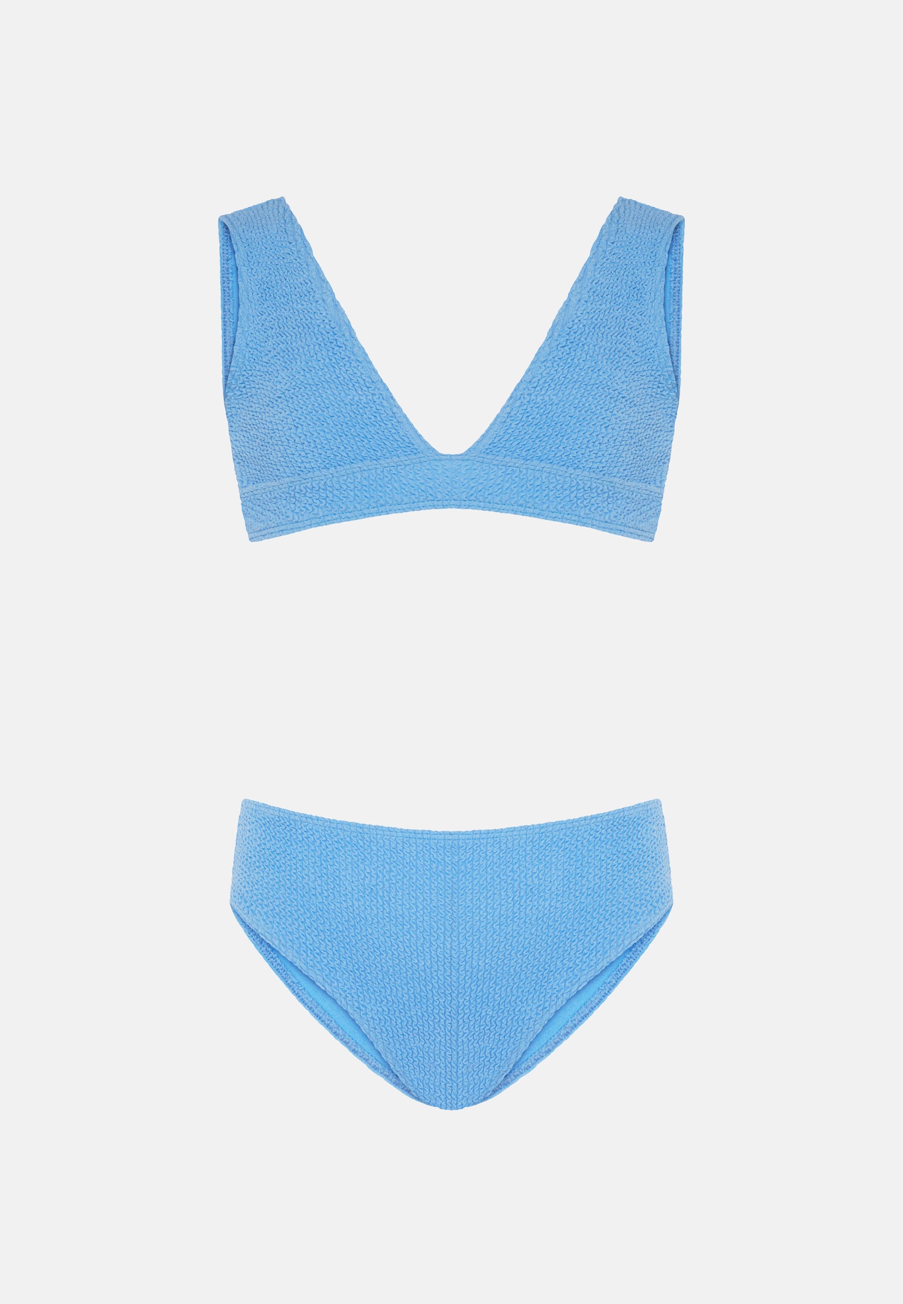 KIDS SWIMWEAR BIKINI AQUA BLUE BUBBLE GUM 2-5y