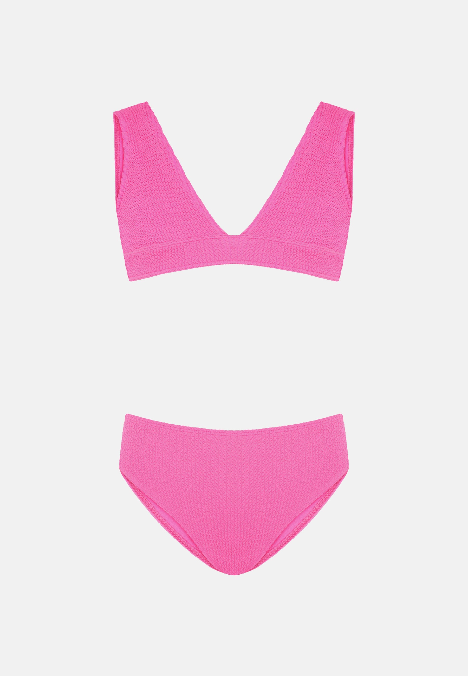 KIDS SWIMWEAR BIKINI AQUA PINK BUBBLE GUM 2-5y