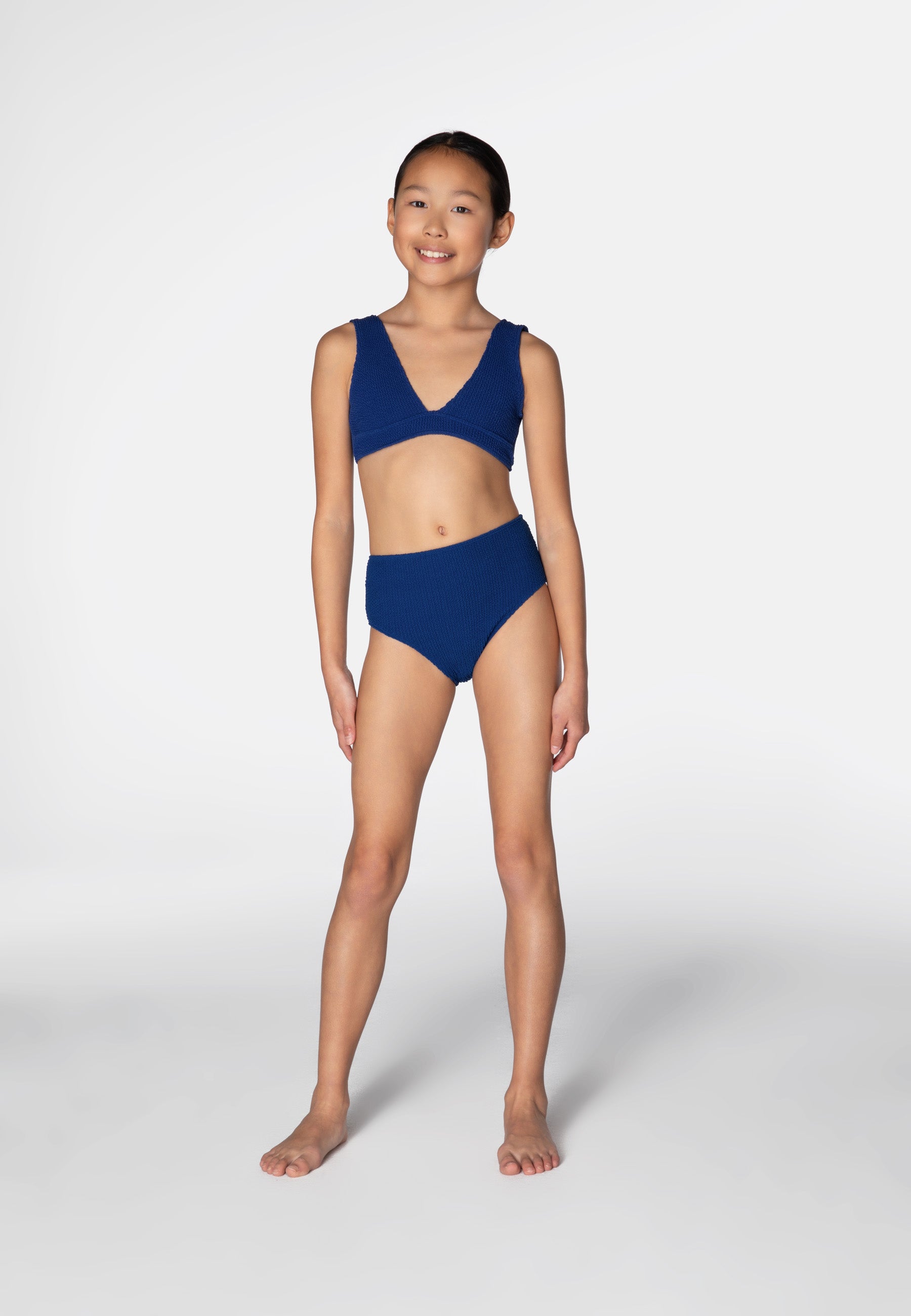 KIDS SWIMWEAR BIKINI AQUA BLUEBERRY 6-10y