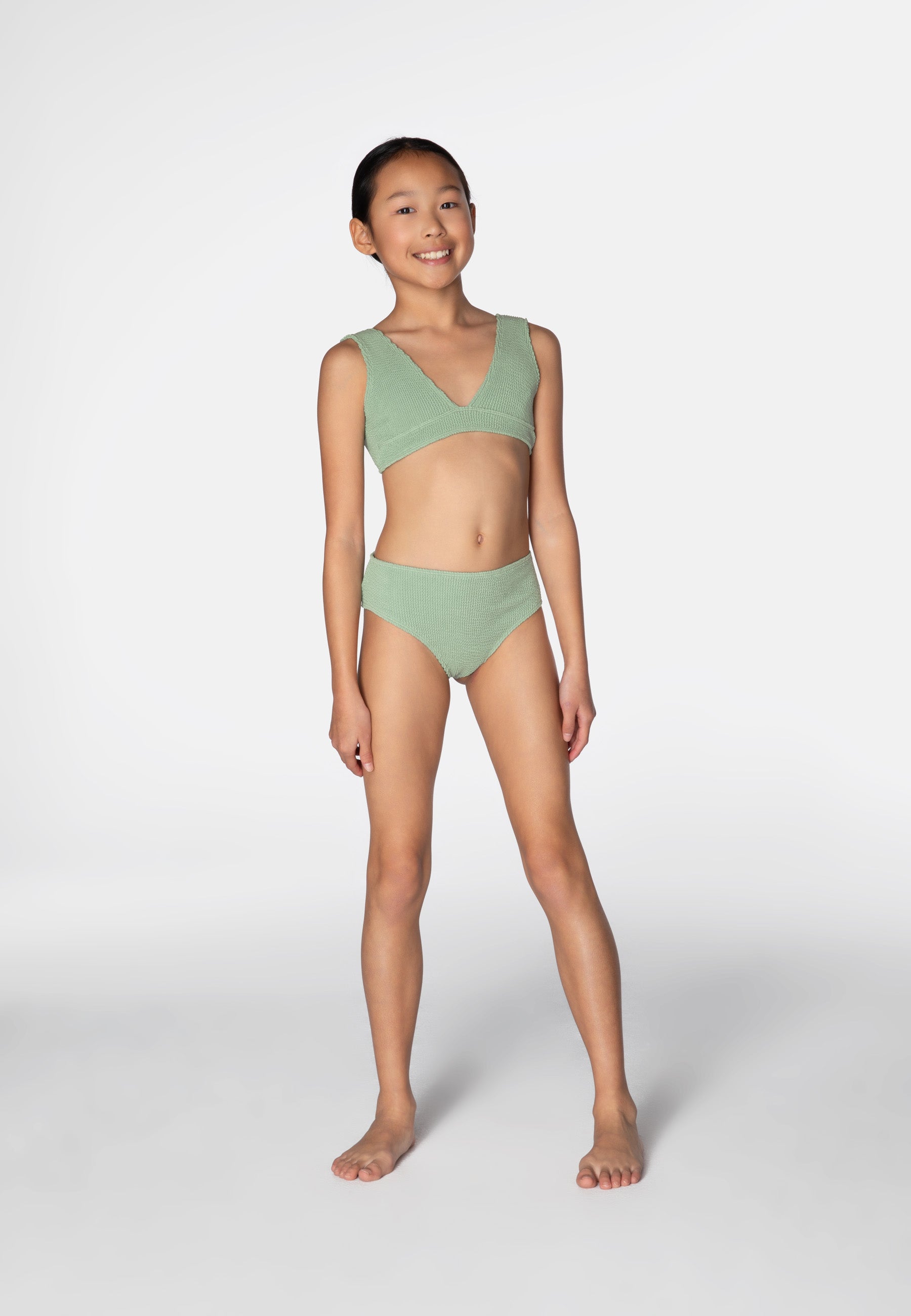 KIDS SWIMWEAR BIKINI AQUA MINT 6-10y