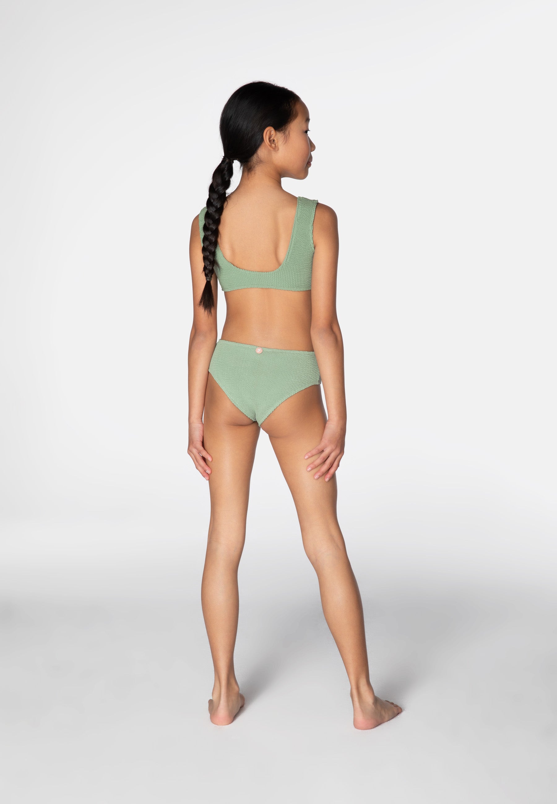KIDS SWIMWEAR BIKINI AQUA MINT 6-10y
