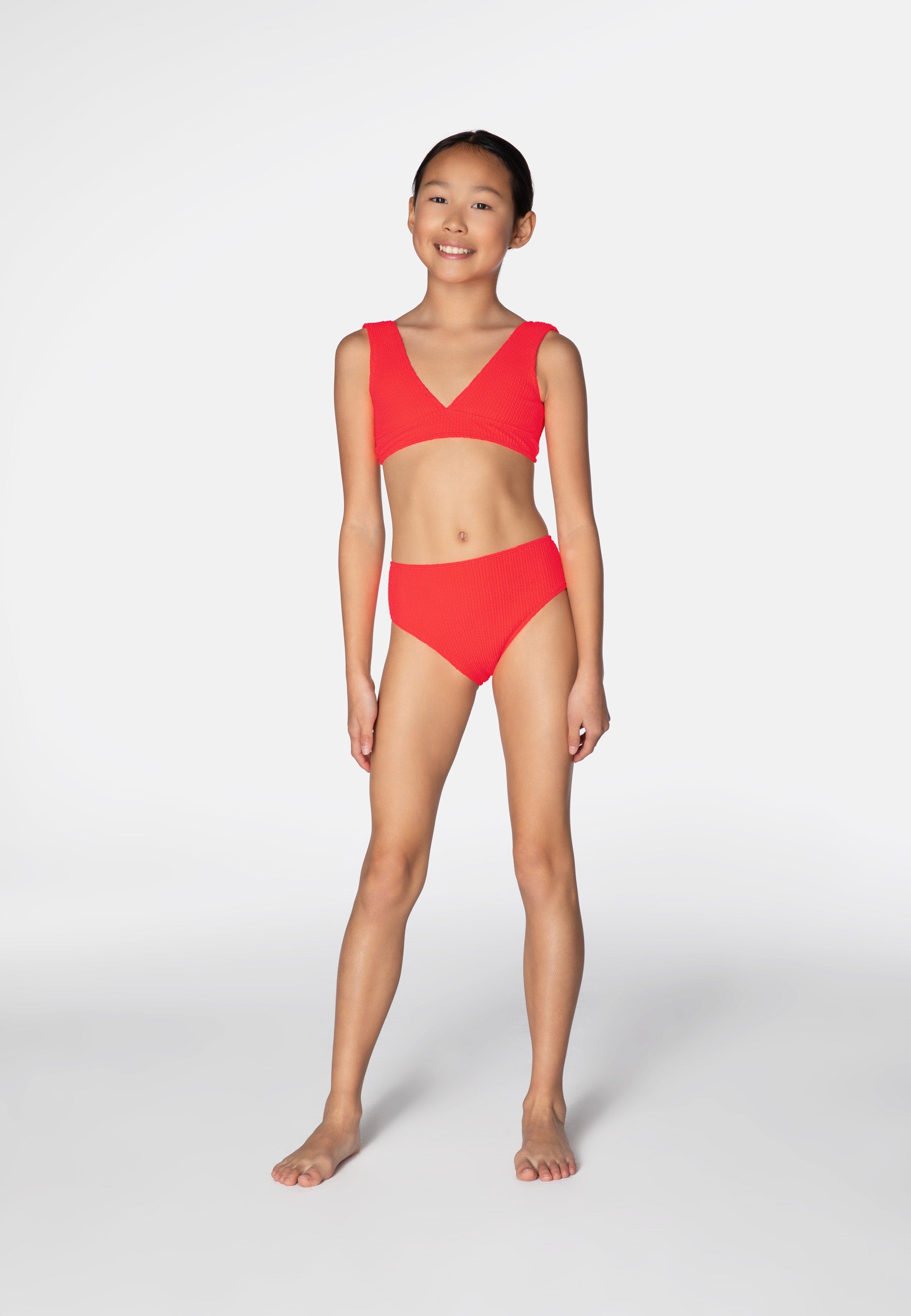 KIDS SWIMWEAR BIKINI AQUA STRAWBERRY 6-10y