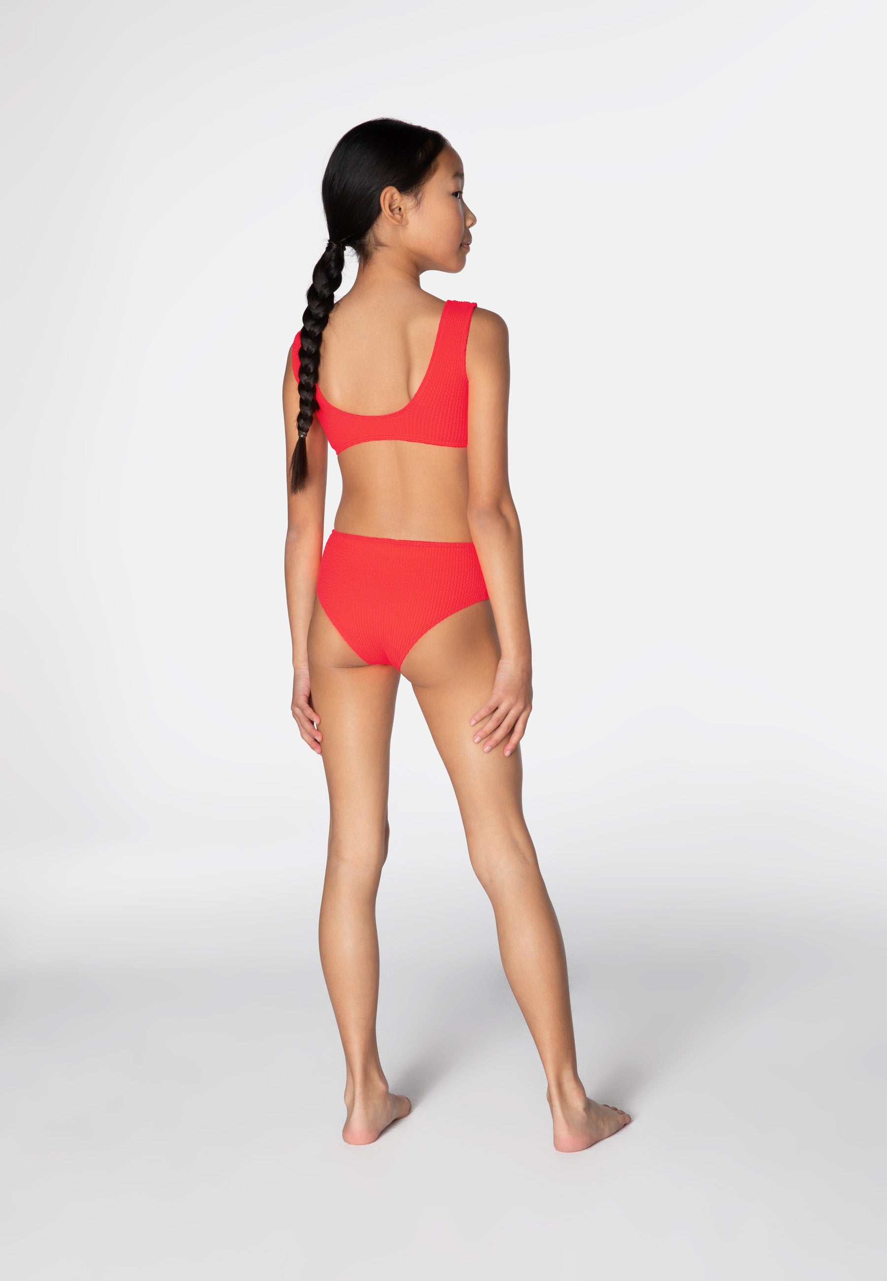 KIDS SWIMWEAR BIKINI AQUA STRAWBERRY 6-10y