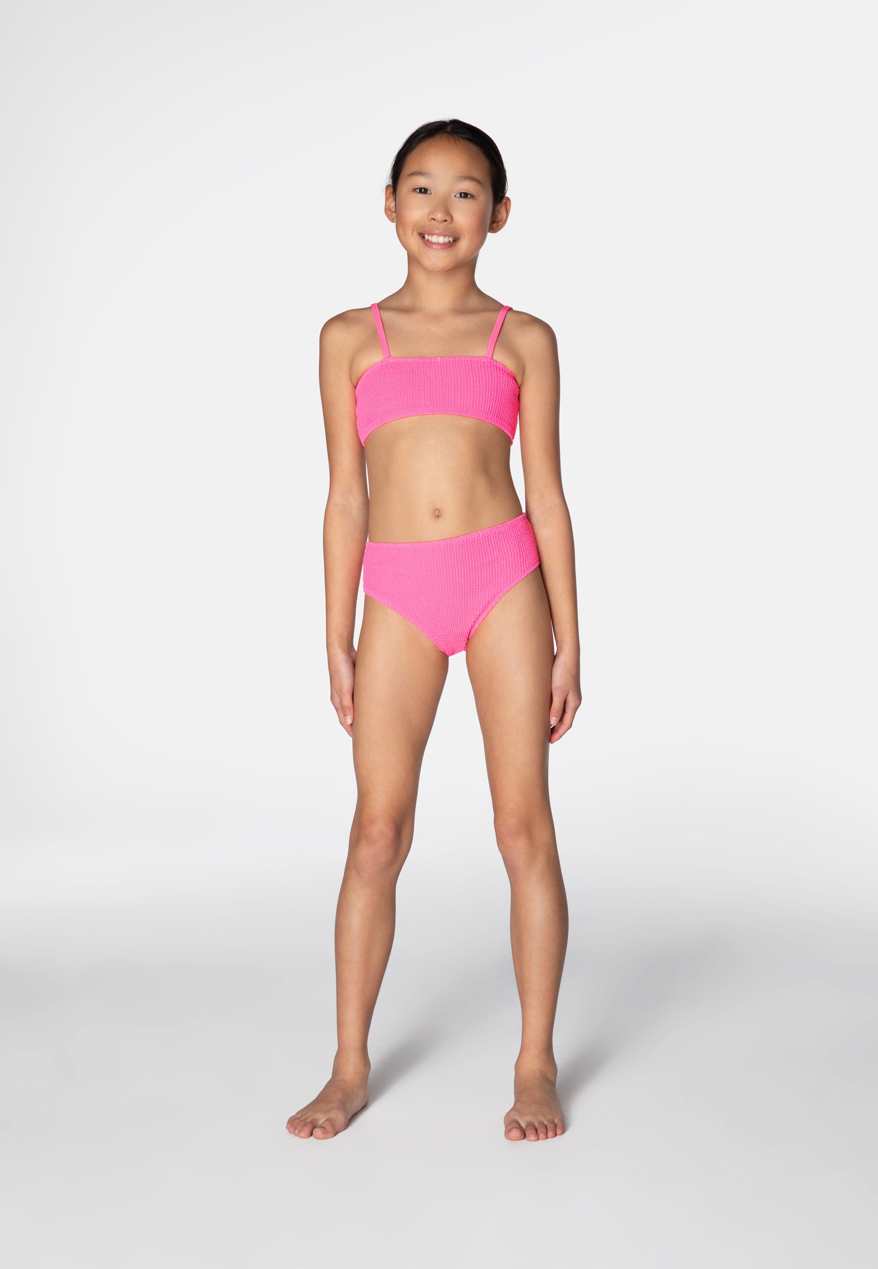 KIDS SWIMWEAR BIKINI LUNA PINK BUBBLE GUM 6-10y