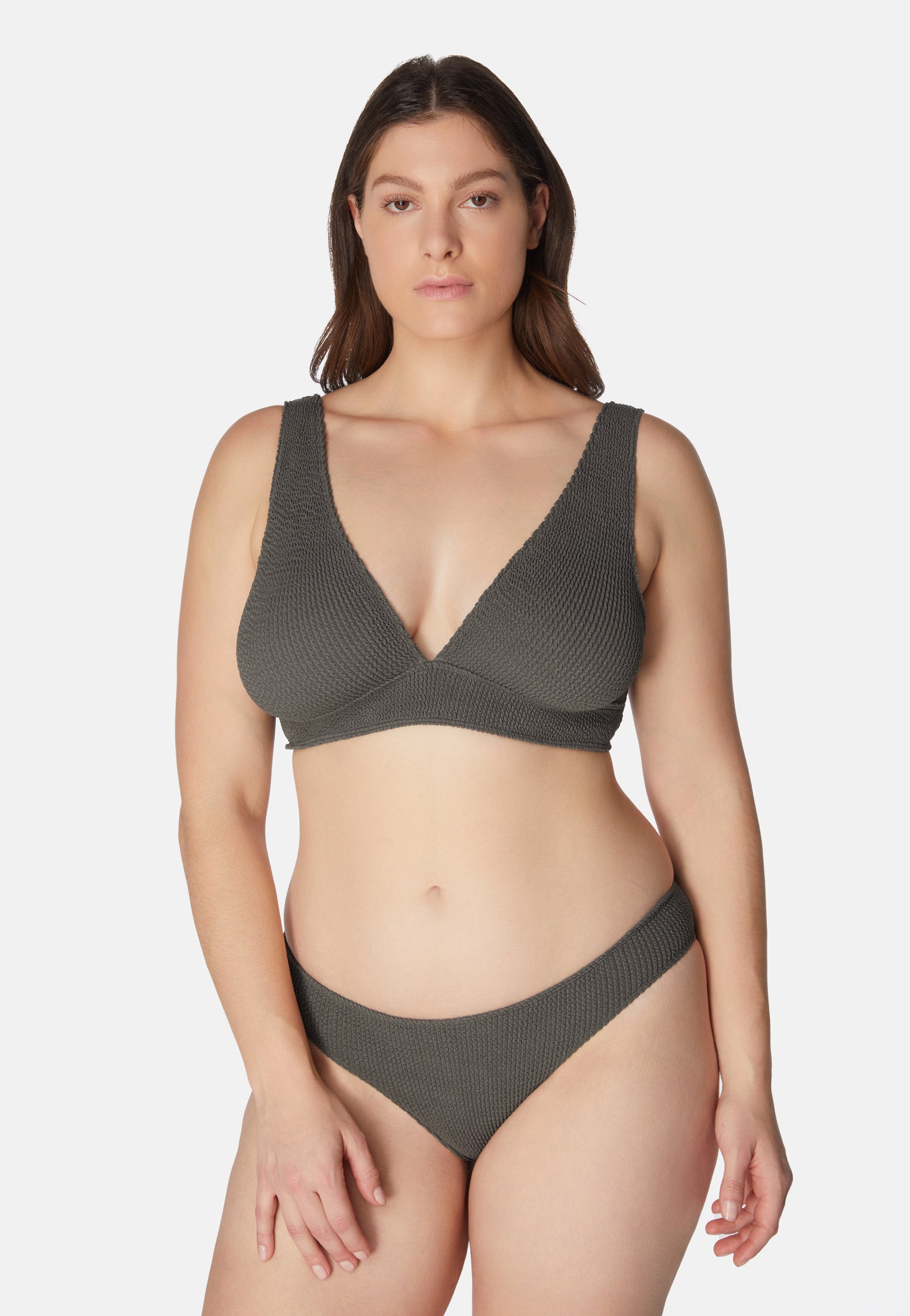 SWIMWEAR BIKINI AQUA CHARCOAL