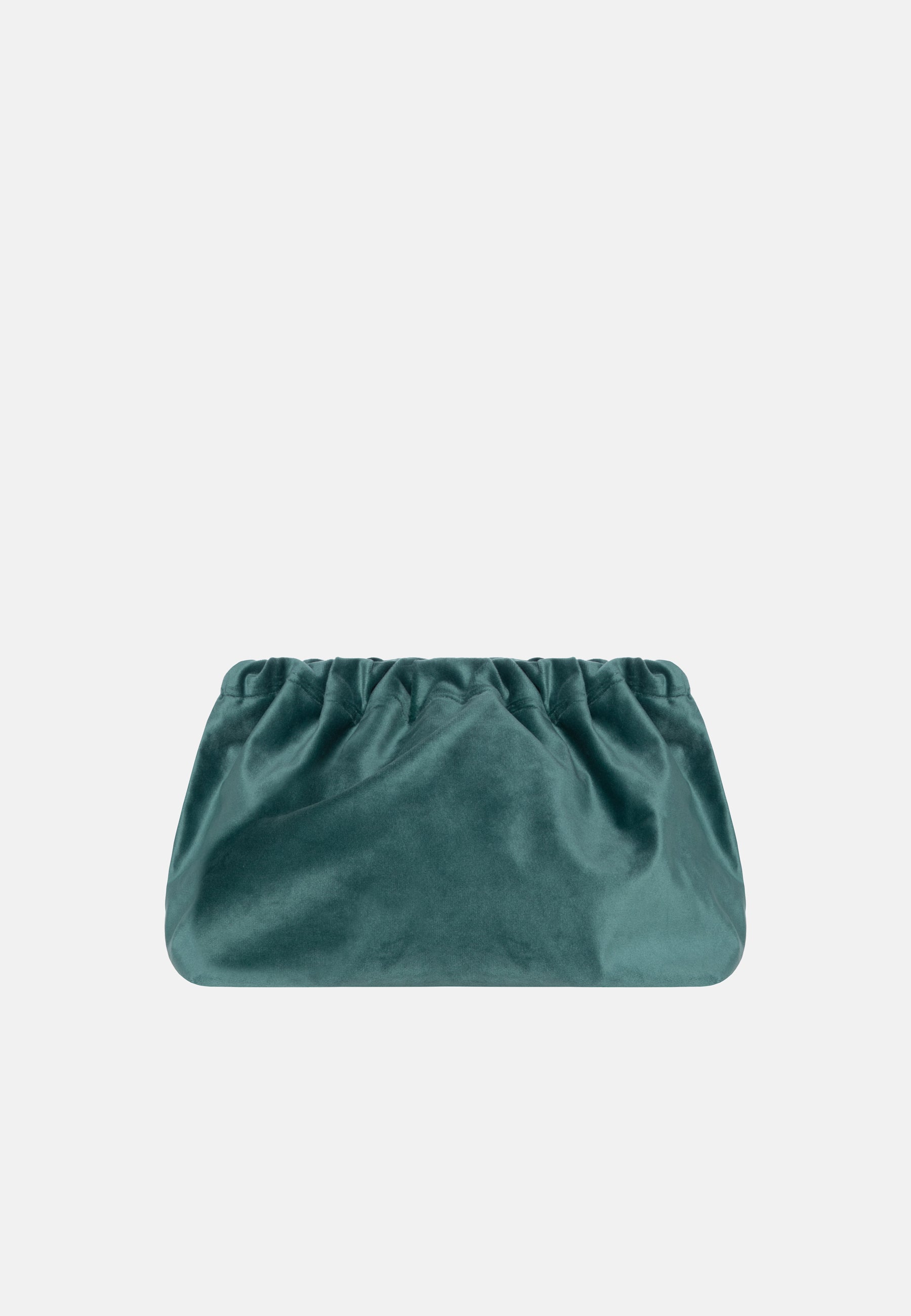 VELVET CLUTCH BAG KISS ME LATER
