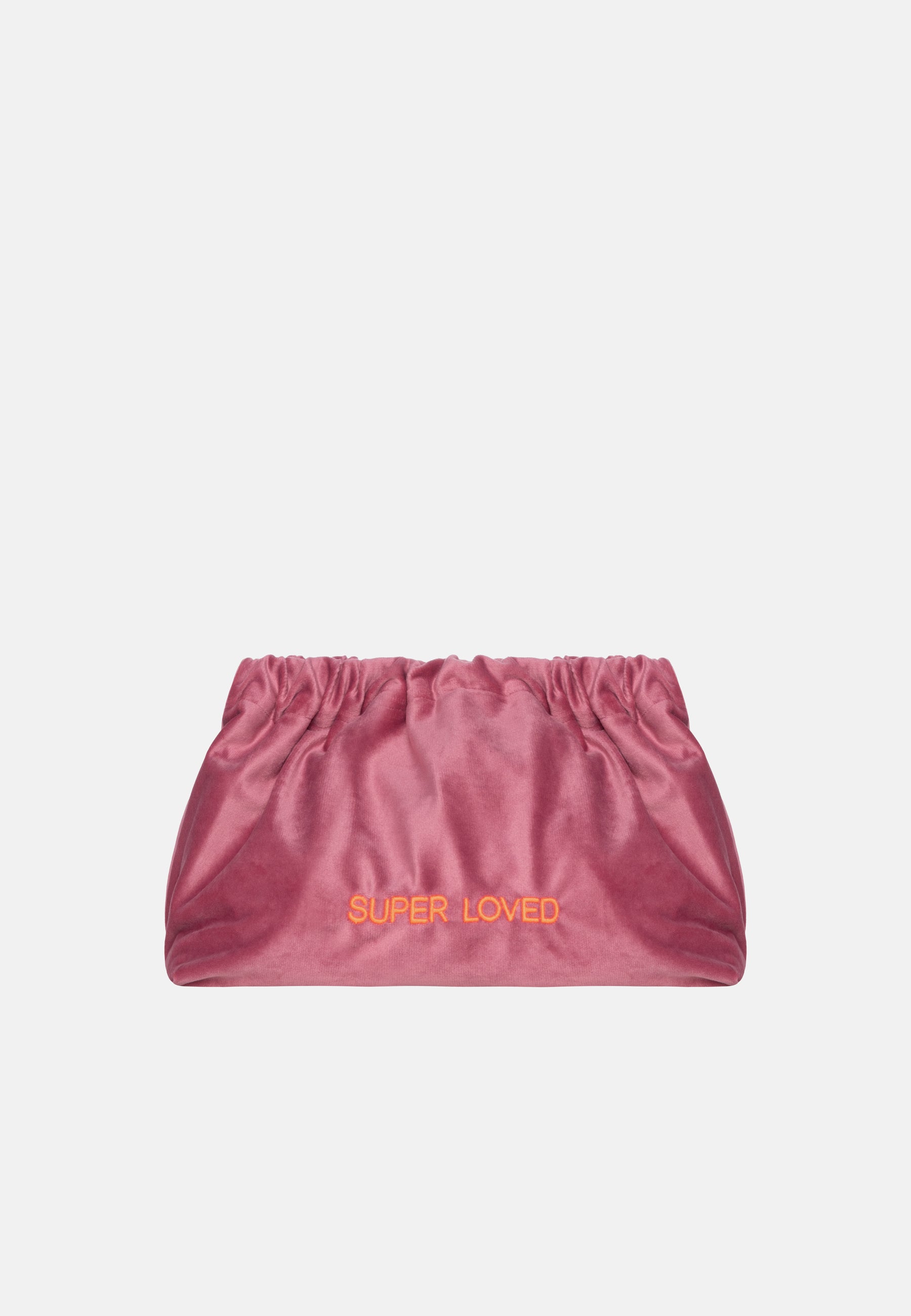 VELVET CLUTCH BAG SUPERLOVED