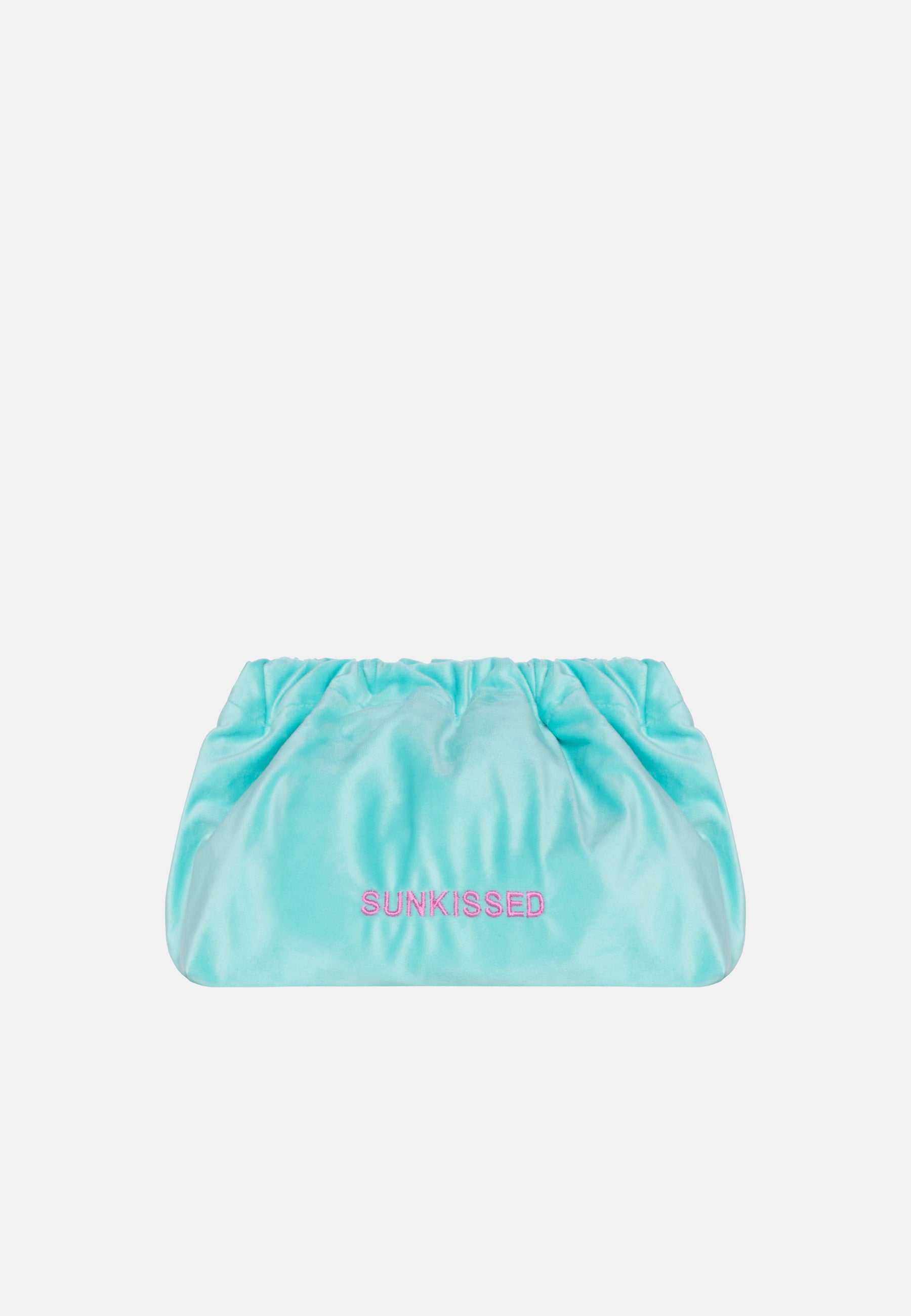 VELVET CLUTCH BAG SUNKISSED
