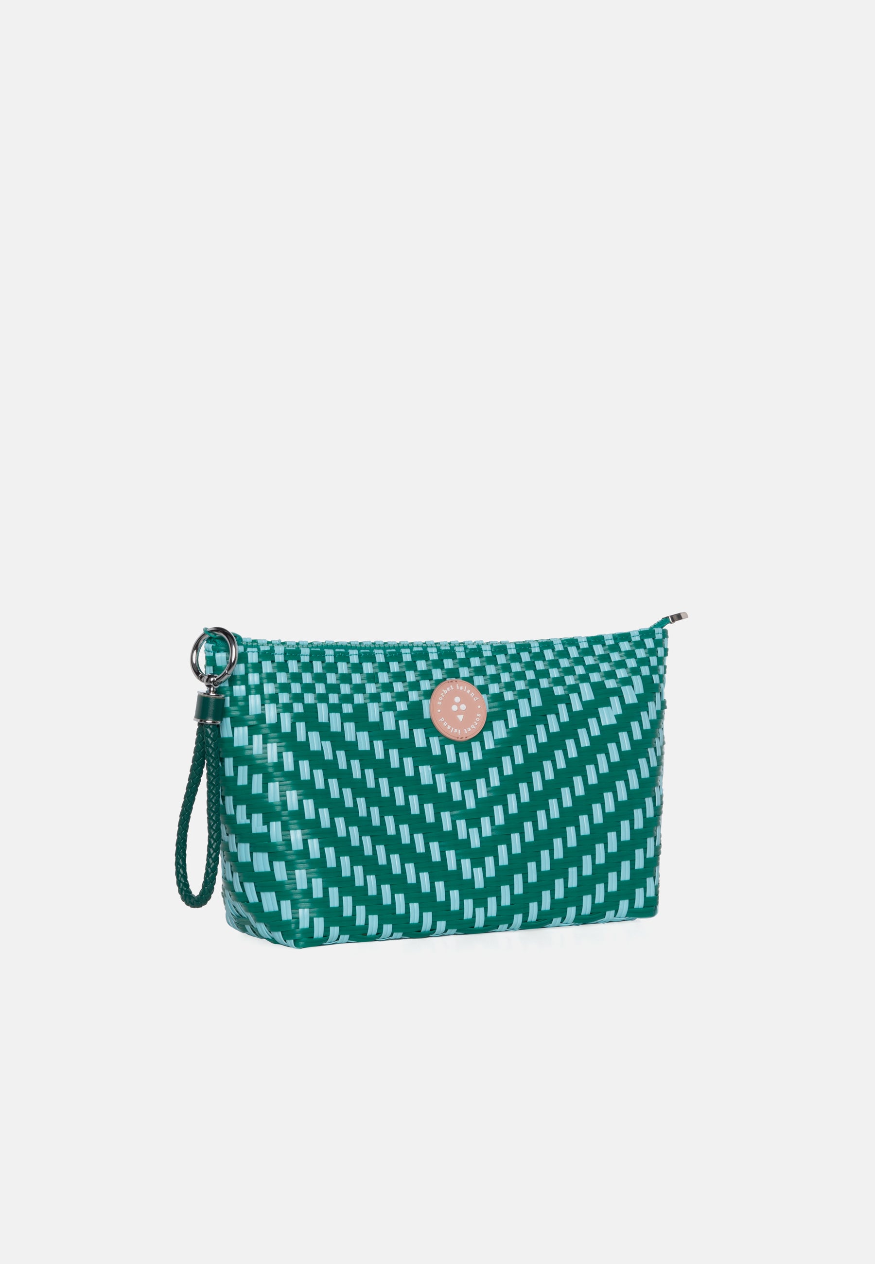 WOVEN PENCIL BAG TURQUOISE