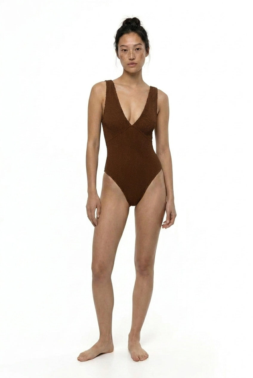 SWIMWEAR OP ARIEL CHOCO