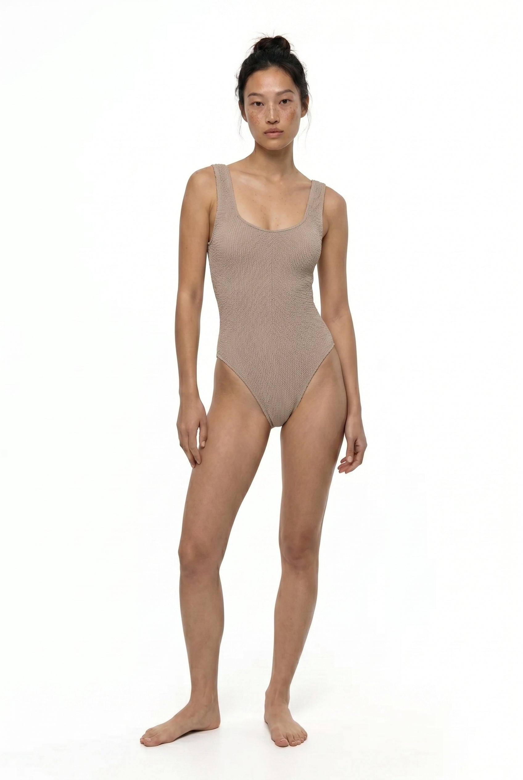 SWIMWEAR OP CALISTA HAZELNUT