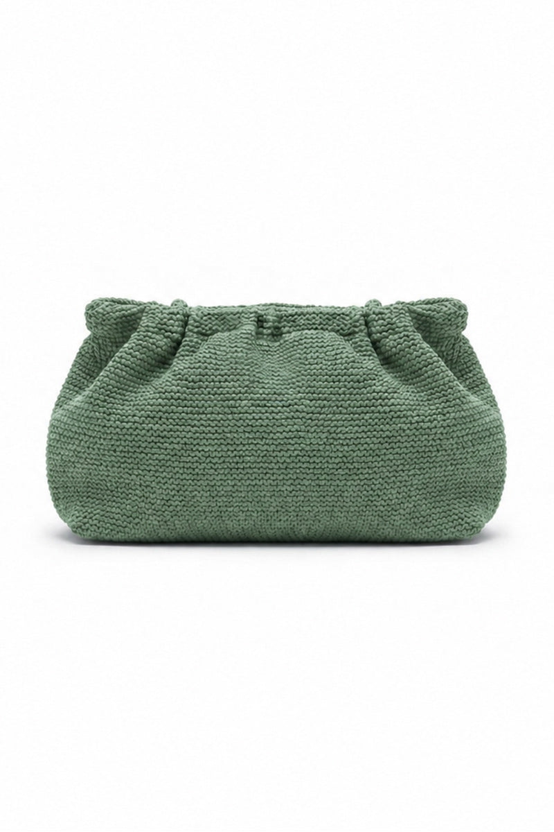 CRINKLE CLUTCH BAG MINT