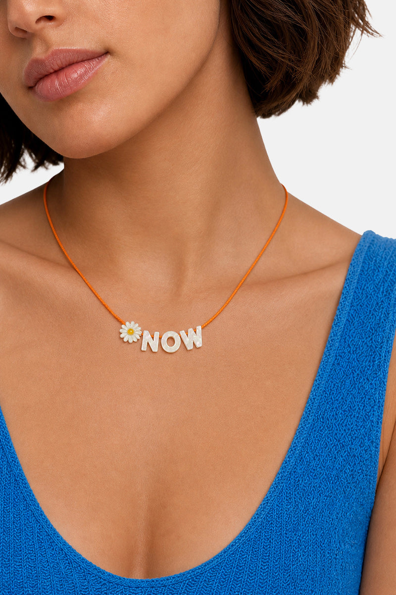 MOTHER OF PEARL NECKLACE FLOWER_NOW